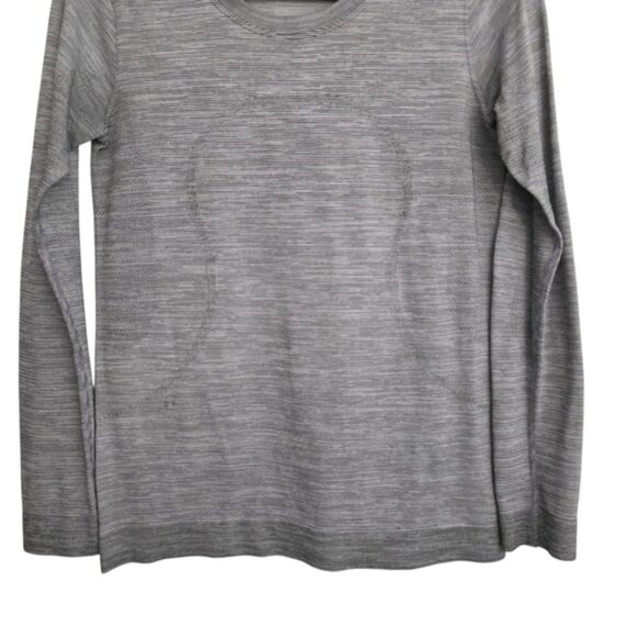Lululemon Swiftly Tech Long Sleeve Top Gray Size 4 - Picture 3 of 8